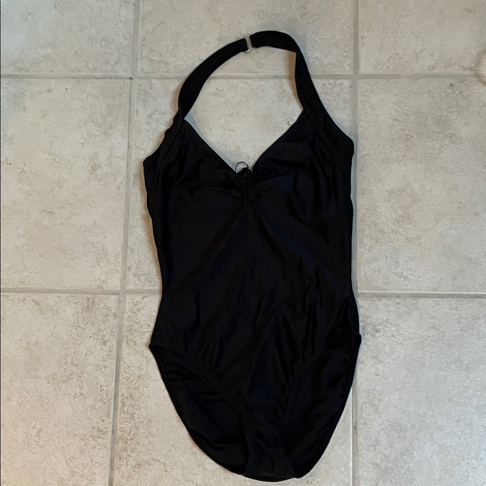 Kids Black One Piece Swimsuit